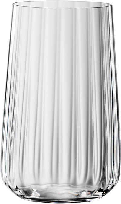 SPIEGELAU Longdrinkglas LifeStyle, Kristallglas, 510 ml, 4-teilig
