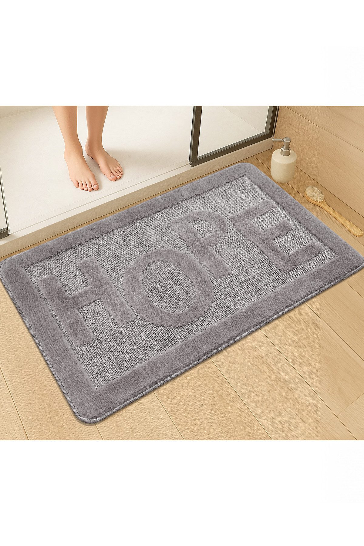 Rugium Badematte Hope Badematte, Badematte, bedruckter günstig online kaufen