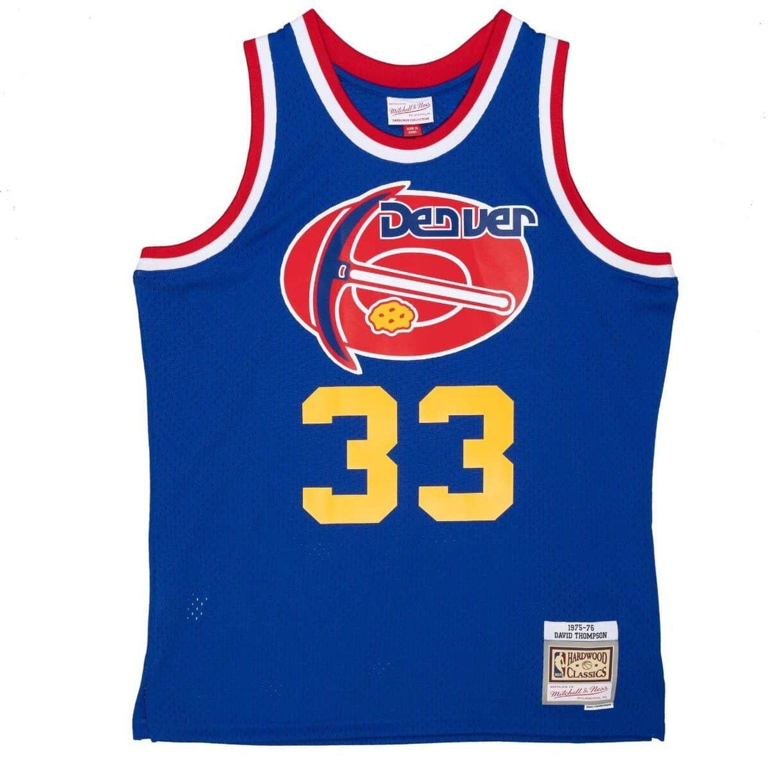 Mitchell & Ness Basketballtrikot David Thompson Denver Nuggets 197576 Swingman Jers