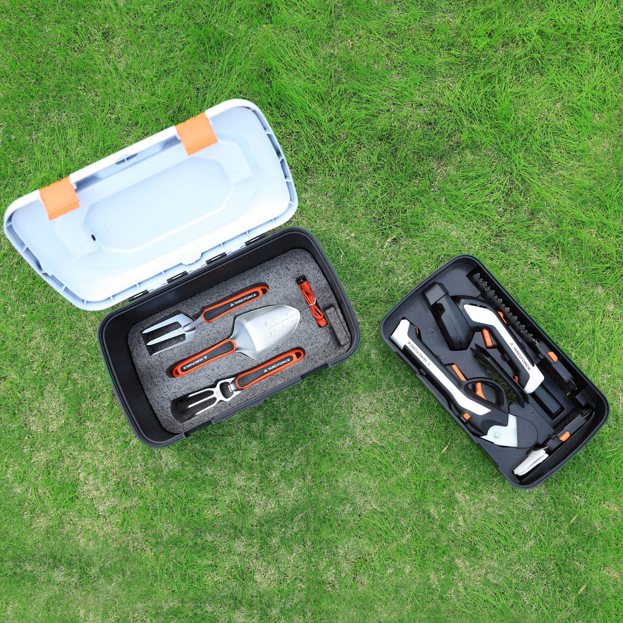 Yardforce Gartenpflege-Set HX V06S, mit 6 hochwertigen Gartenwerkzeugen