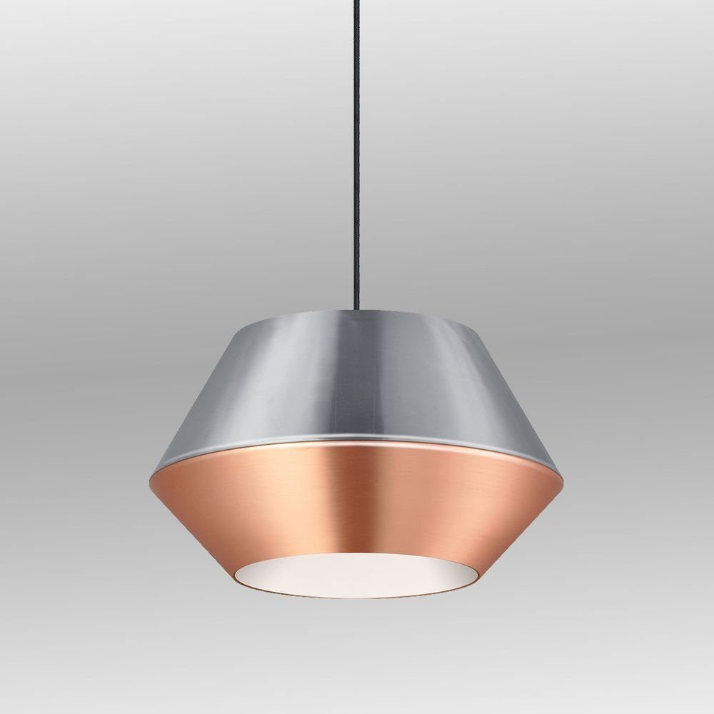 Pendellampe Metallschirm SkaDa Individuelle Schwarz/Weiß, Pendelleuchte Warmweiß s.luce