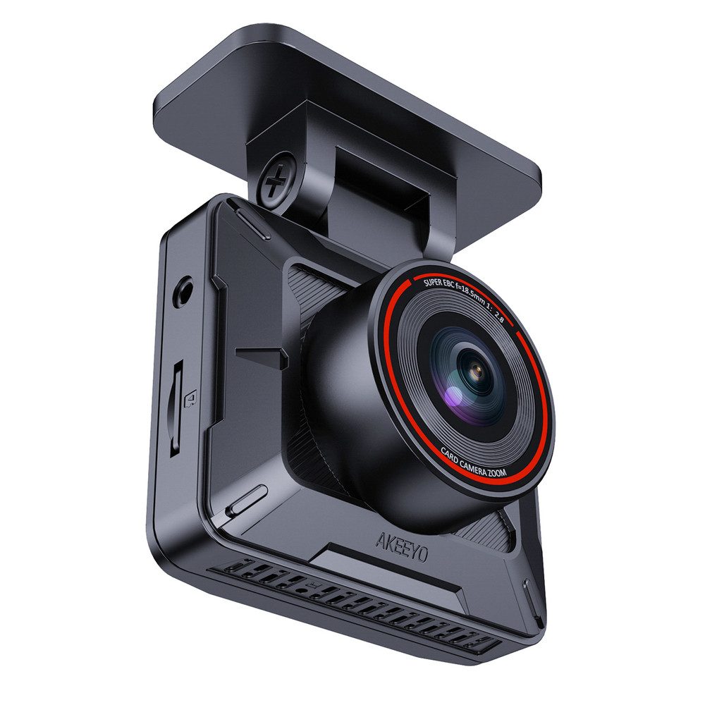 AKEEYO Autokamera Unfallkamera Fahrtenrekorder Dashcam (Full HD, WLAN, 120° Blickwinkel kompakt, Full HD, 120° Blickwinkel, WLAN, G-Sensor, Loop-Aufnahme)