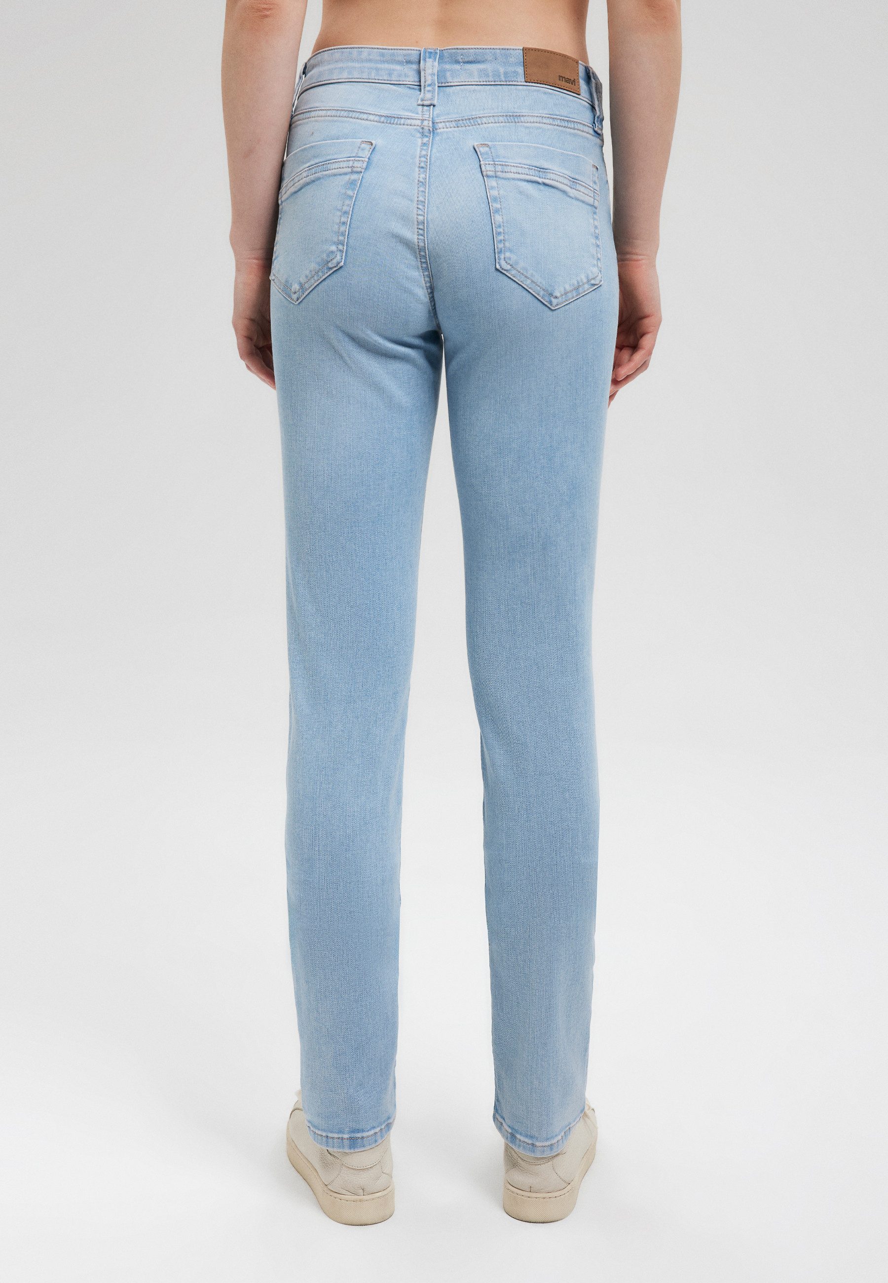 Mavi Skinny-fit-Jeans // Label-Detail Modell "Sophie" Slim Skinny Jeans