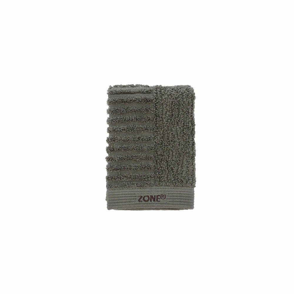 Zone Denmark Waschlappen Waschlappen Classic Olive Green, 30 x 30 cm