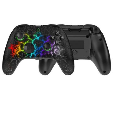 Tadow Gamepad,kabelloser 2.4G Game Controller,schillernde RGB-Farblichter Xbox One-Controller (Doppelte Vibration,Turbo Burst,3D Joystick (2 Millionen Mal)