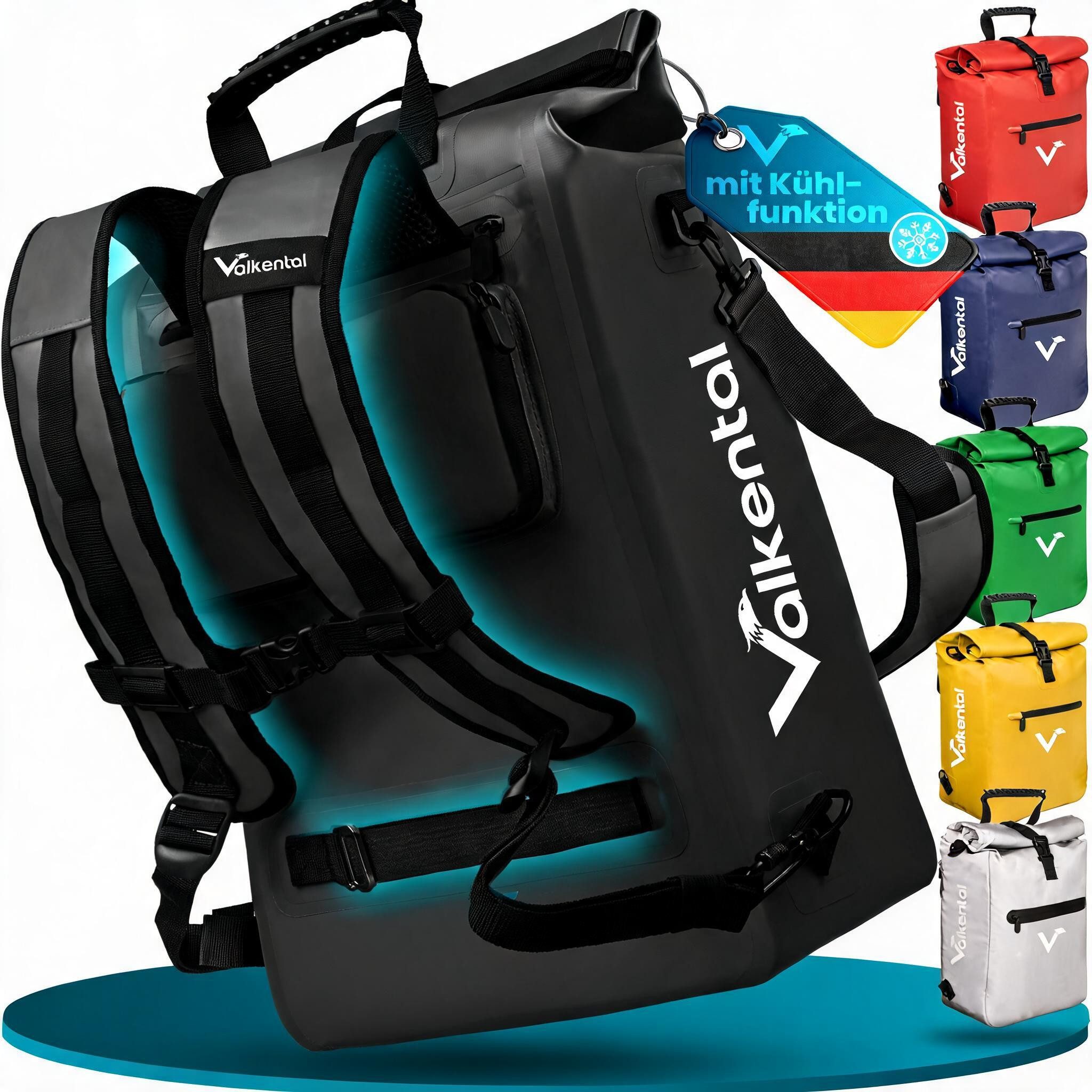 Fahrradtasche Gepäckträgertasche, Rucksack und Umhängetasche