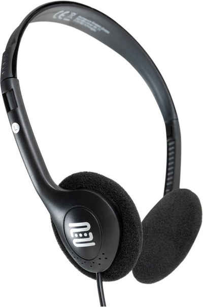 Pronomic KH-10 Leicht Kopfhörer HiFi-Kopfhörer (5 Stück, Ideal für MP3-Player, TV, E-Piano, E-Drum und Fieldrecorder)