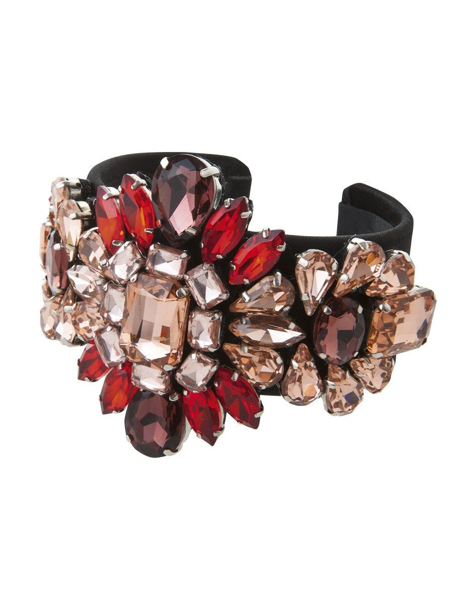Brigitte von Boch Armband Medina Armspange granat