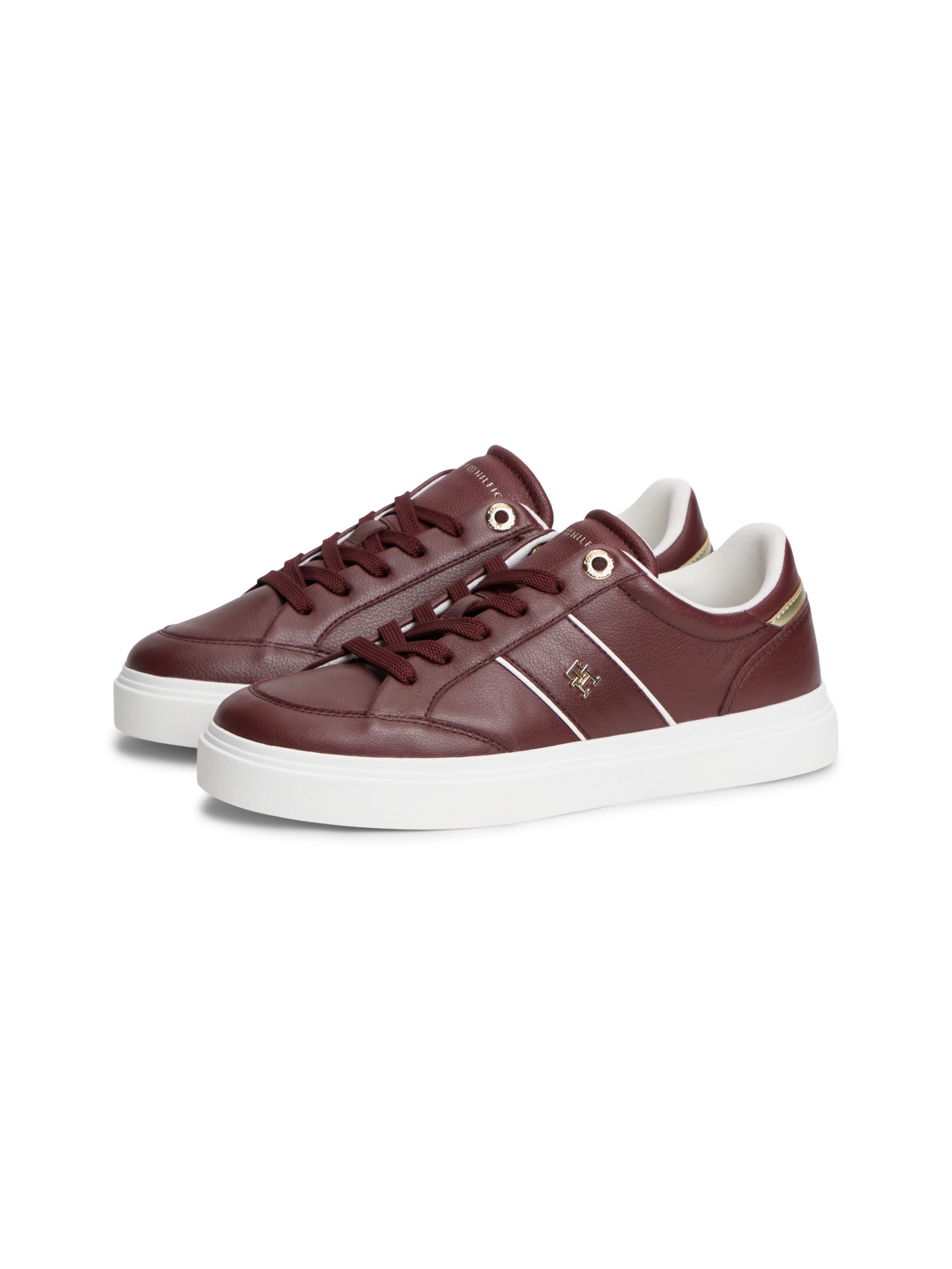 Tommy Hilfiger TH FEMININE CUPSOLE Plateausneaker Freizeitschuh, Halbschuh, Schnürschuh mit seitlicher Applikation