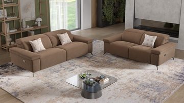 Sofanella 3-Sitzer Stoffsofa URBANA Dreisitzer Relaxsofa italienisch