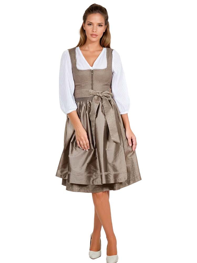 MarJo Dirndl Dirndl Mauth 65cm Länge haselnuss günstig online kaufen