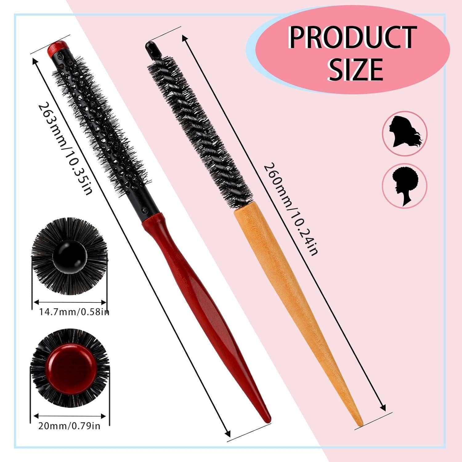 LuxusKollektion Rundbürste Rundbürste Klein Professionelle Fönbürste Rundhaarbürste 26cm Locken