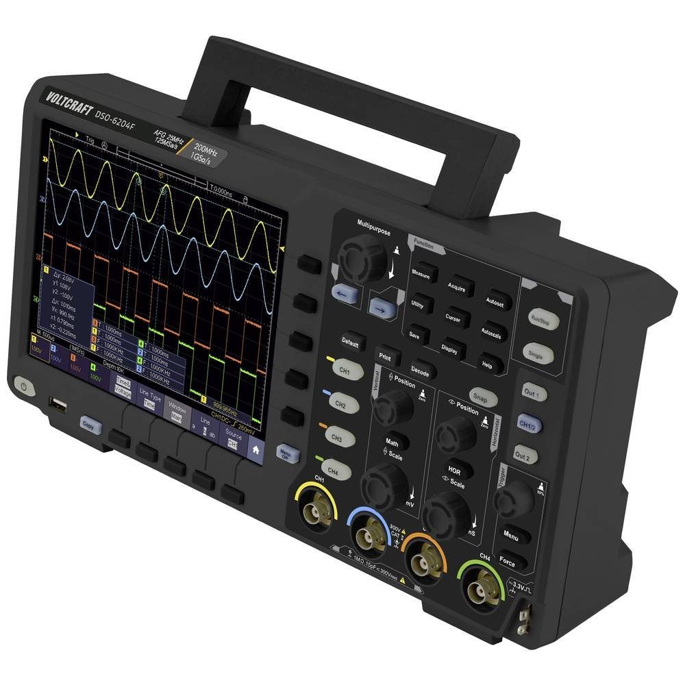 DIGITAL-OSZILLOSKOP, Multimeter Digital-Speicher Funktionsgenerator VOLTCRAFT (DSO),