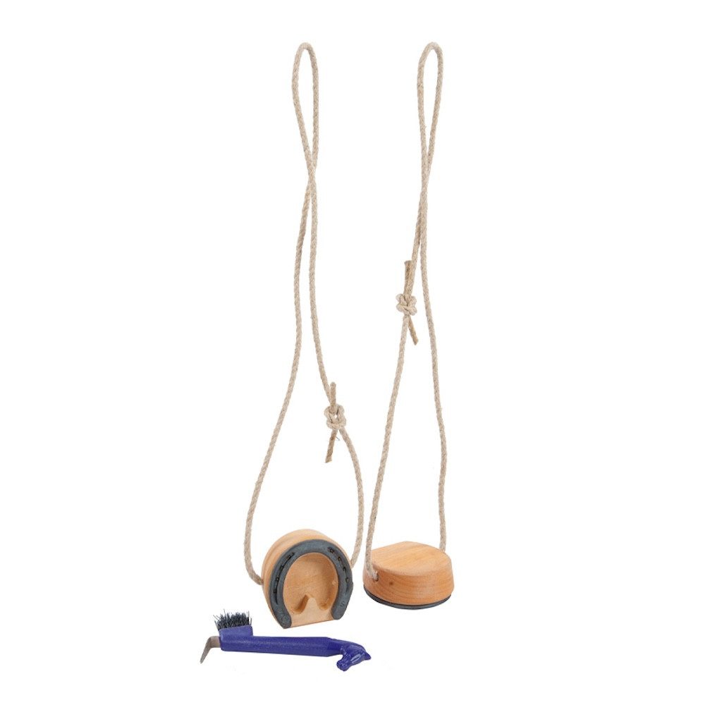 Jamso Design Spielzeug-Gartenset Shaddy-Hufe ... absolut Gaul!, (Set, 5-tlg., 1), Klang, Spuren und Hufauskratzen wie bei einem echten Pferd