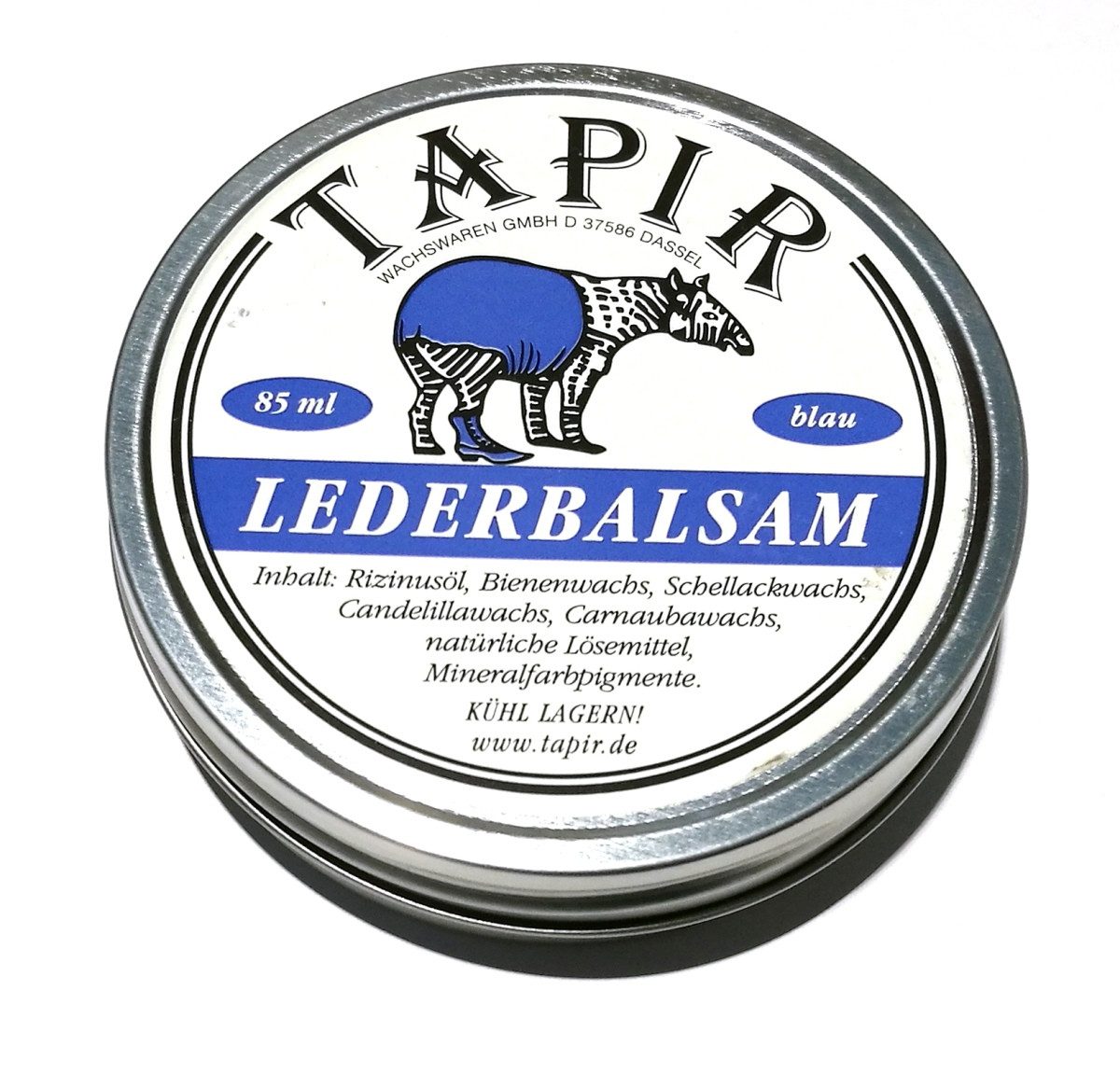 Tapir Schuhputzbürste TAPIR LEDERBALSAM Glattlederpflege 85 ml Dose