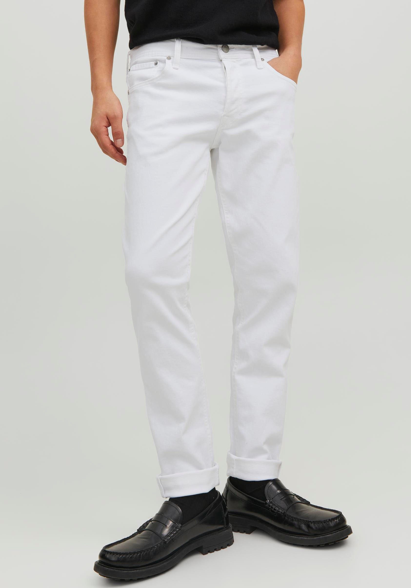 Jack & Jones Slim-fit-Jeans GLENN JJORIGINAL White Denim