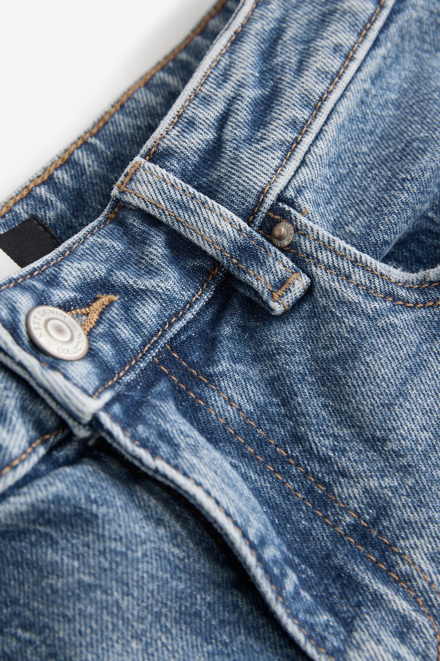 Next Bermudas Knielange Denim-Bermudashorts (1-tlg)