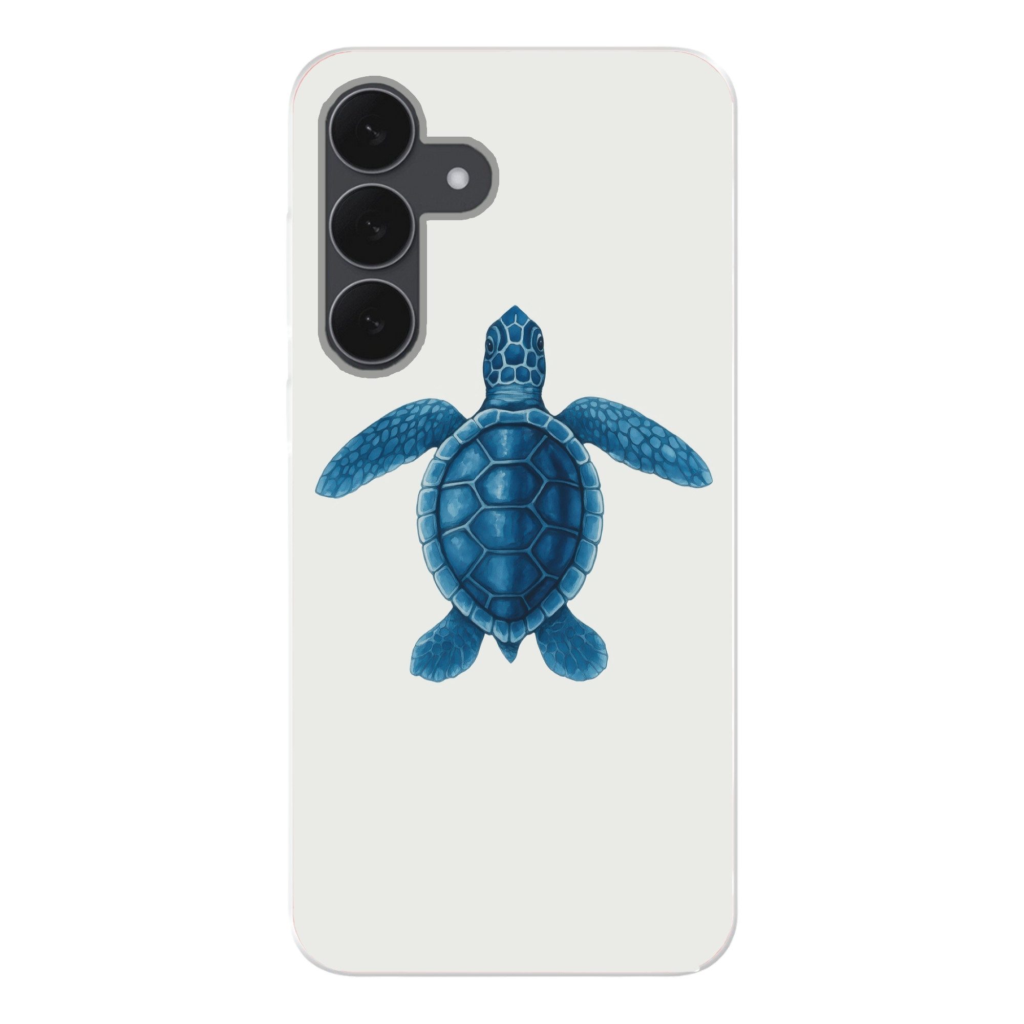 Handyhülle für Samsung Galaxy S25 FE Schildkröte - Blau - Schild