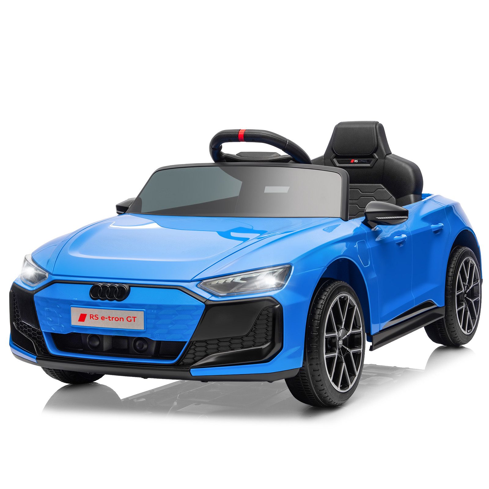 LALAHO Elektro-Kinderauto Elektro-Kinderauto Elektroauto Audi RS E-Tron GT, Sanfter Start