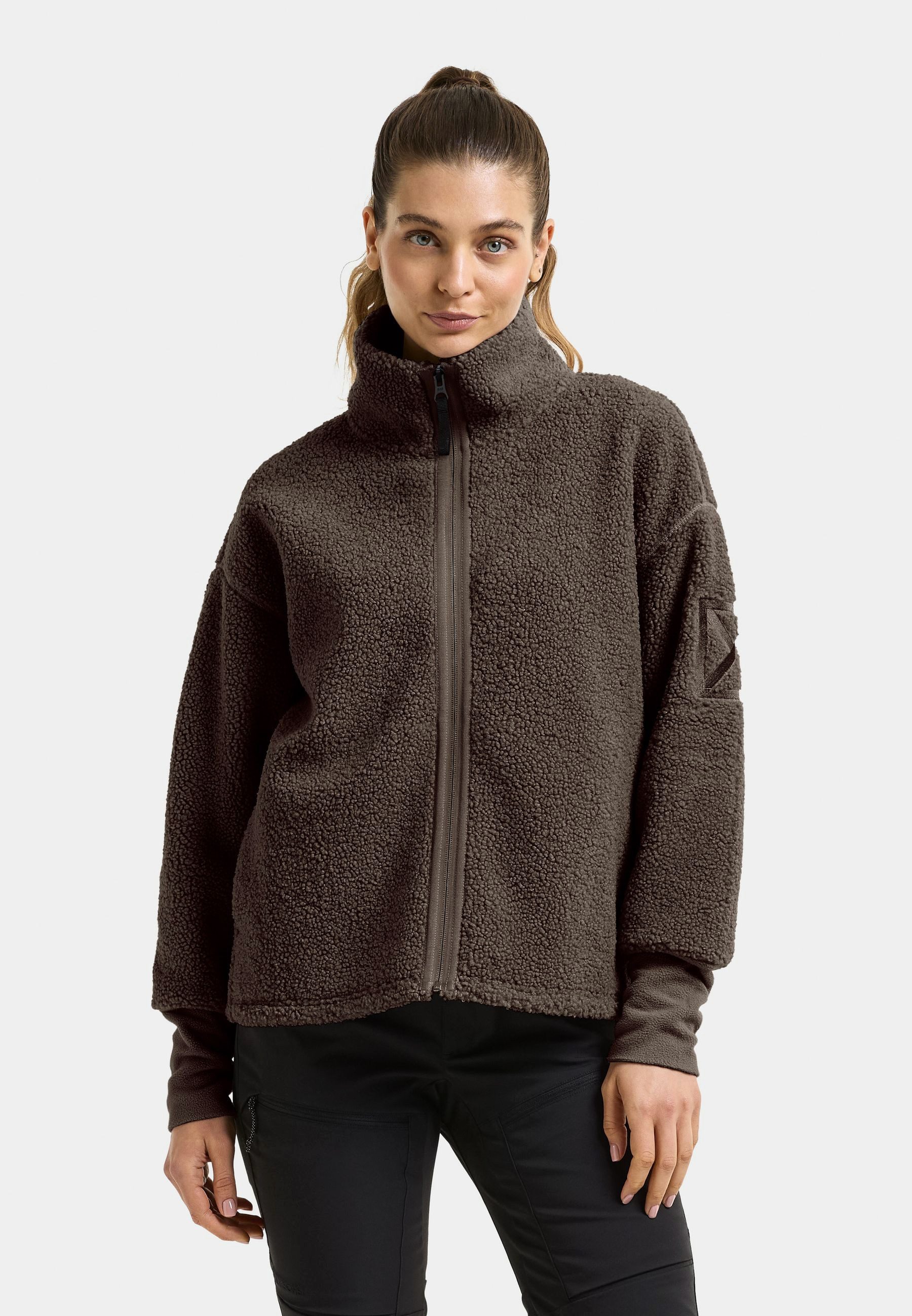 Didriksons Fleecejacke Damen Pile Teddy MELISSA mit Taschen