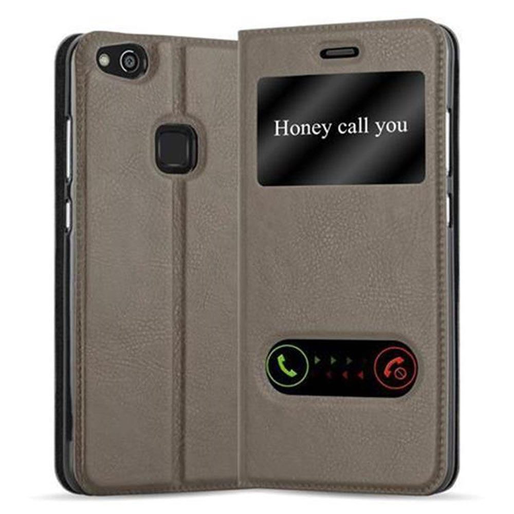 Cadorabo Handyhülle für Huawei P10 LITE Hülle Huawei P10 LITE, Klappbare Handy Schutzhülle - Hülle - mit Standfunktion und Kartenfach