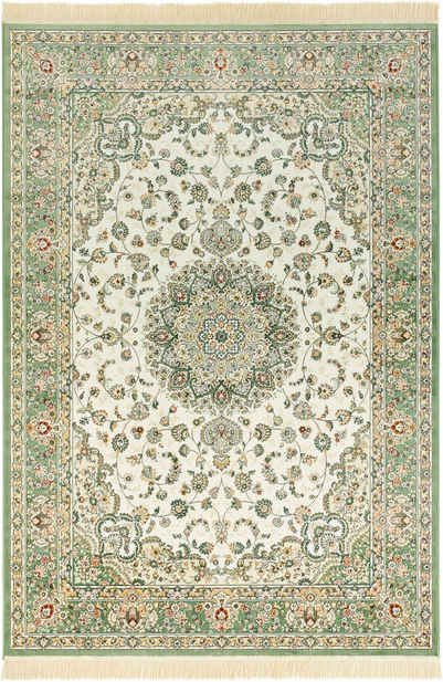 Teppich Antik Nain, NOURISTAN, rechteckig, Höhe: 5 mm, Orientalisch mit Fransen, Orient, Wohnzimmer, Schlafzimmer, Esszimmer