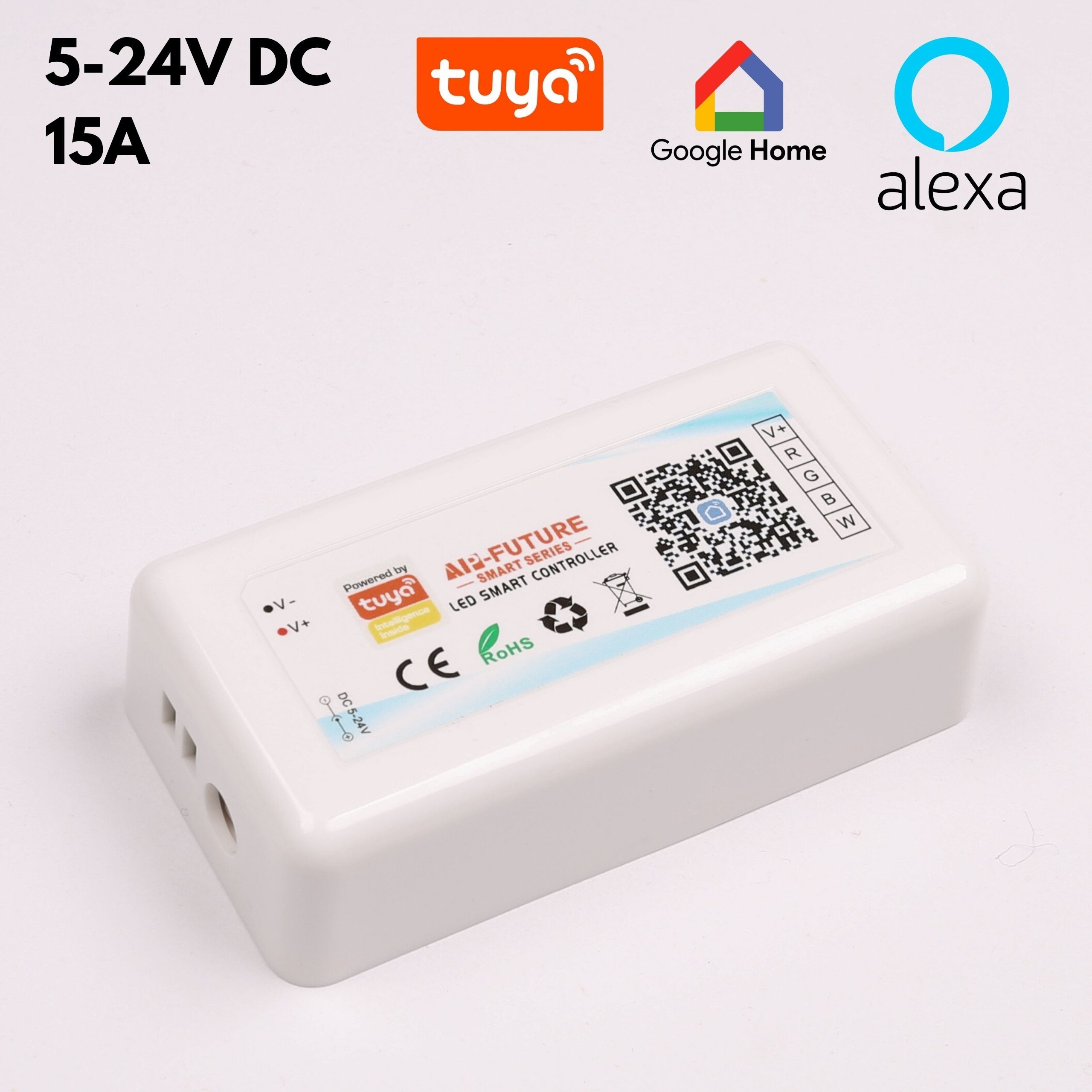 Sarcia.eu LED Panel Treiber LED RGBW Tuya 15A 180W 12V Intelligente Steuerung LED Streifen