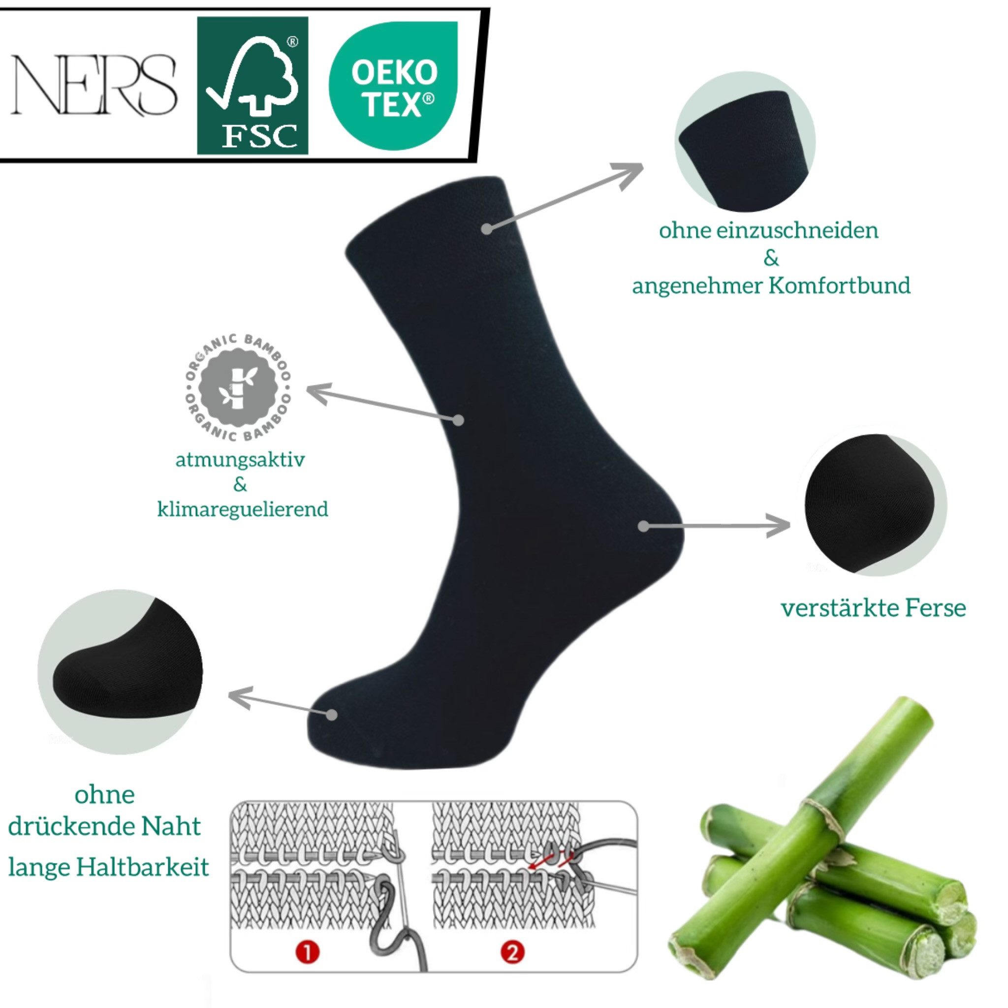 NERS Basicsocken 9 Paar Socken aus günstig online kaufen