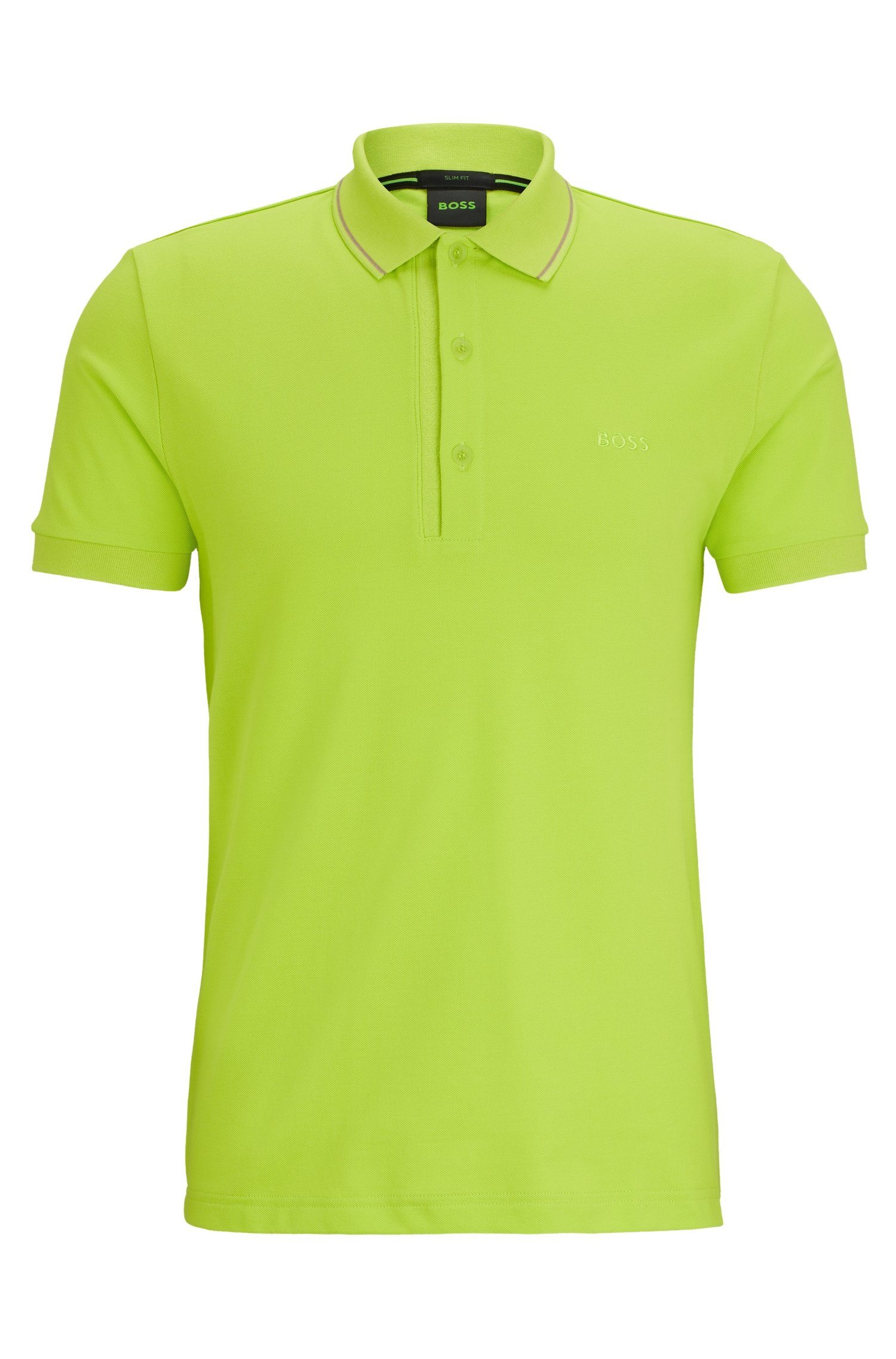 10241781 01 Green Bright BOSS Poloshirt Paule 4