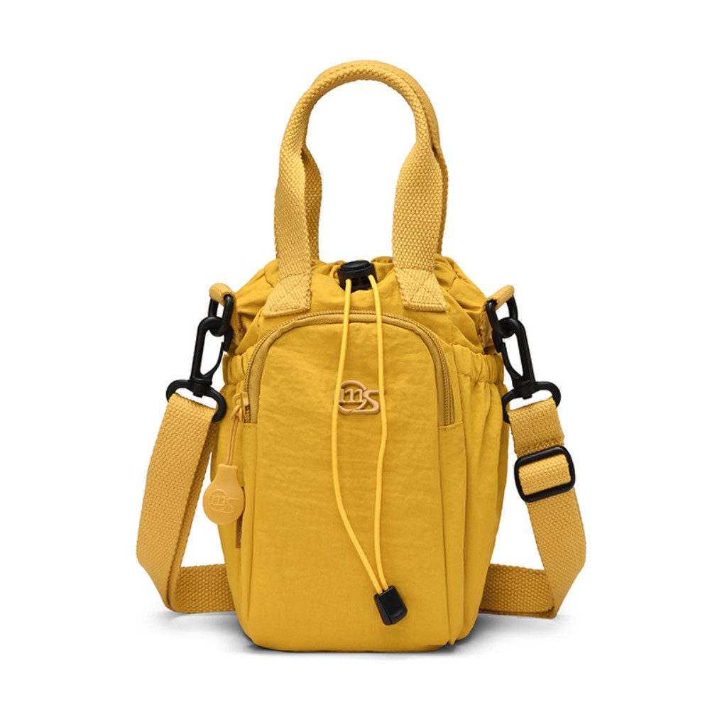 Blusmart Umhängetasche Lässige, minimalistische, leichte Schultertasche für Damen (Wasserdichtes Oxford-Gewebe, Umhängetasche mit Kordelzug), Für Wanderungen