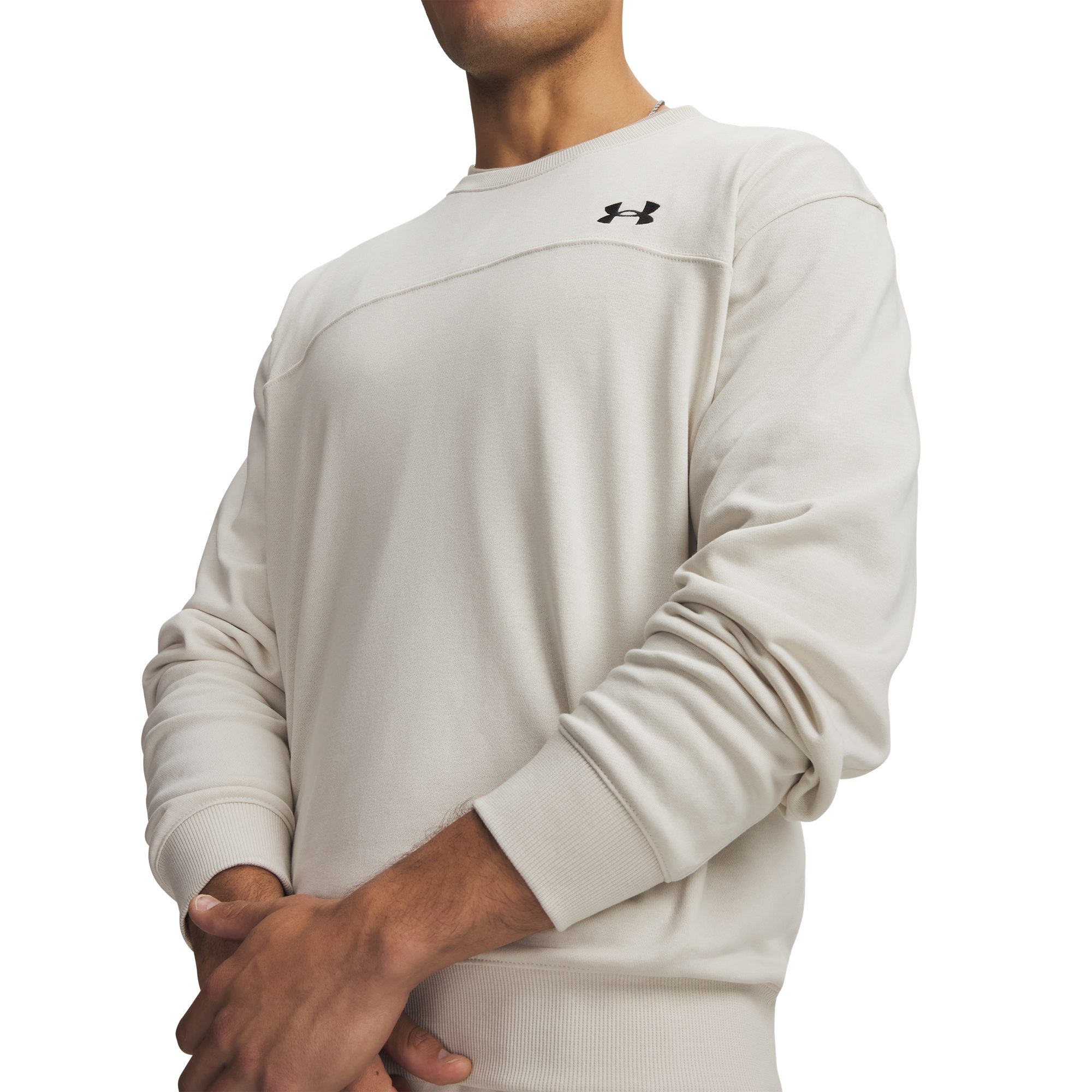 Under Armour® Sweatshirt UA RIVAL LW CREW lockere Oversized-Passform, für Sportmode und aktive Freizeit