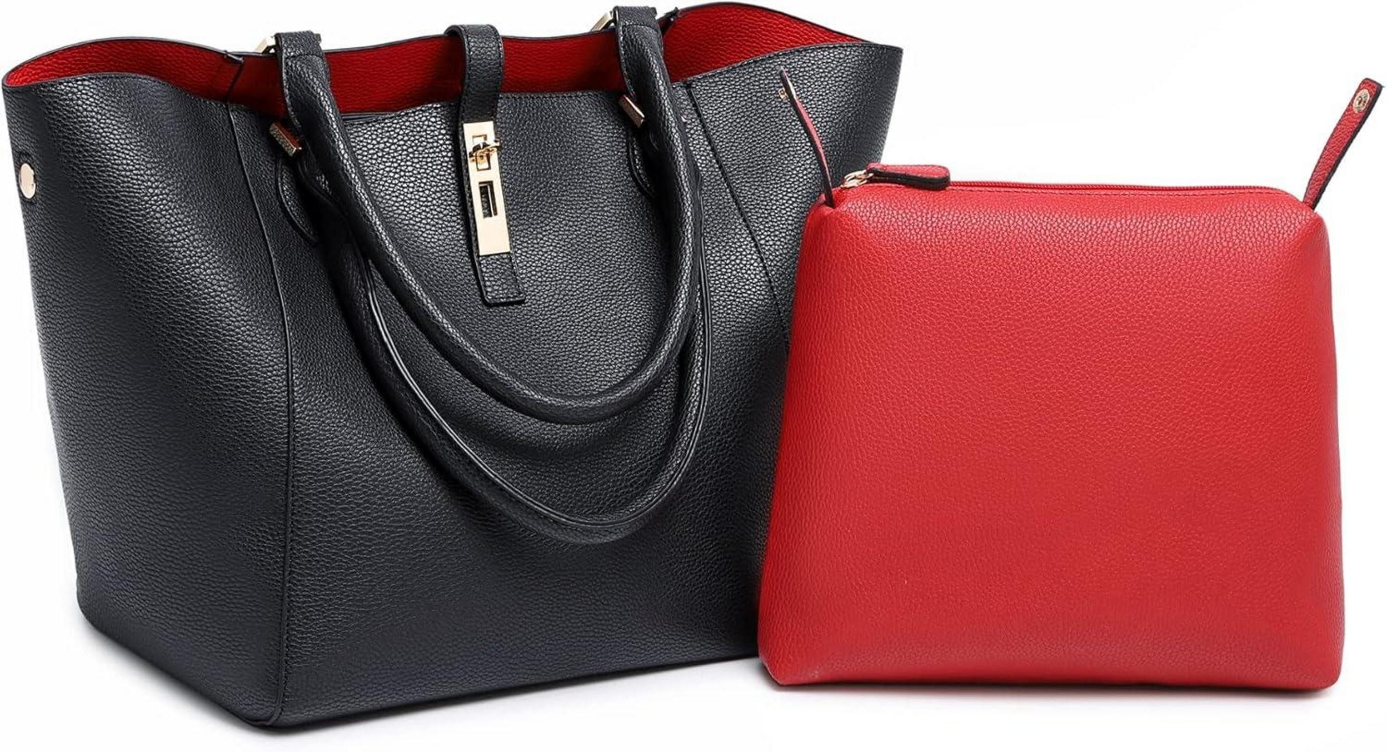 LuxusKollektion Henkeltasche Damen PU Leder Groß günstig online kaufen
