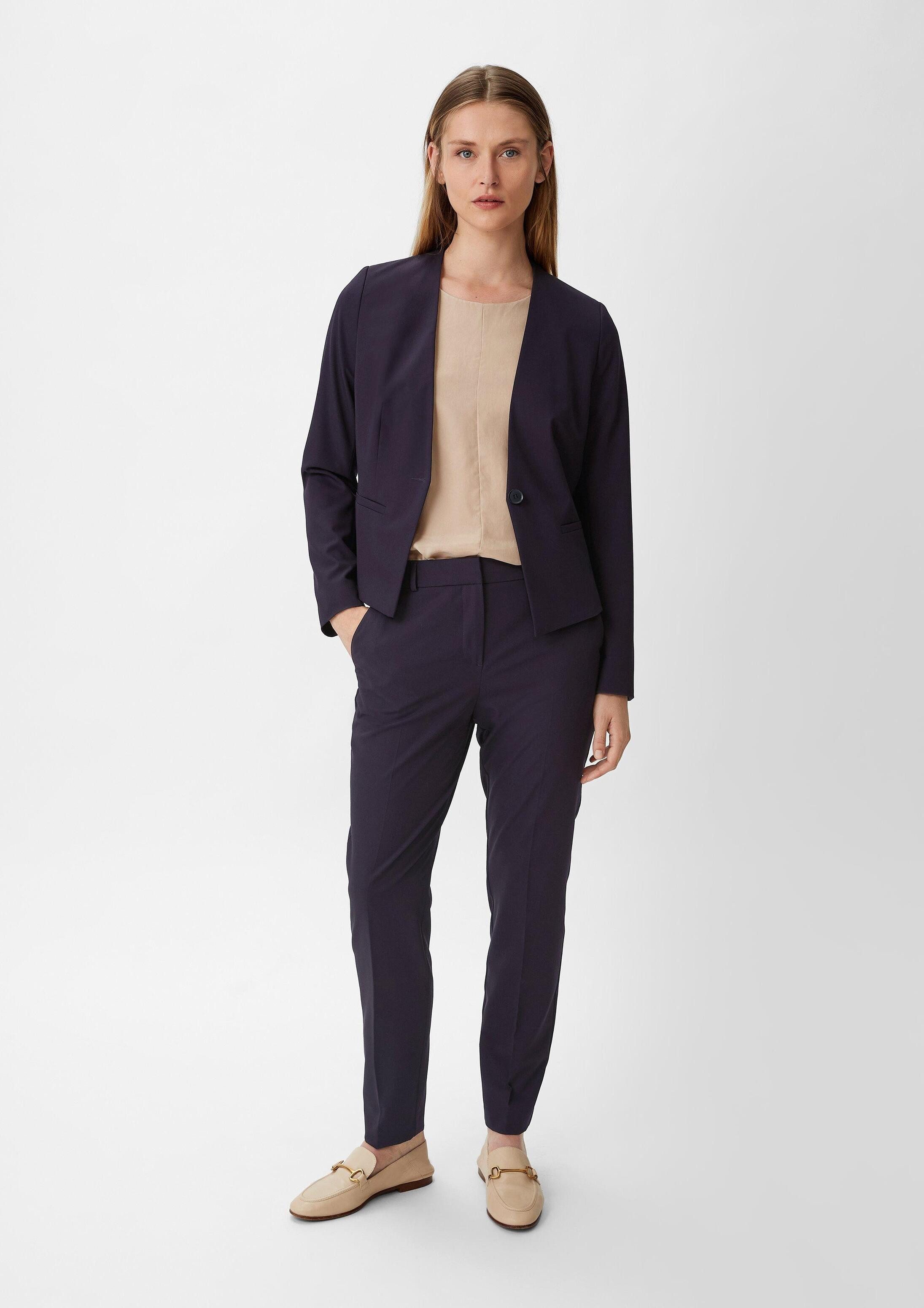 comma Chinos Hose Slim: Hose mit Bügelfalten