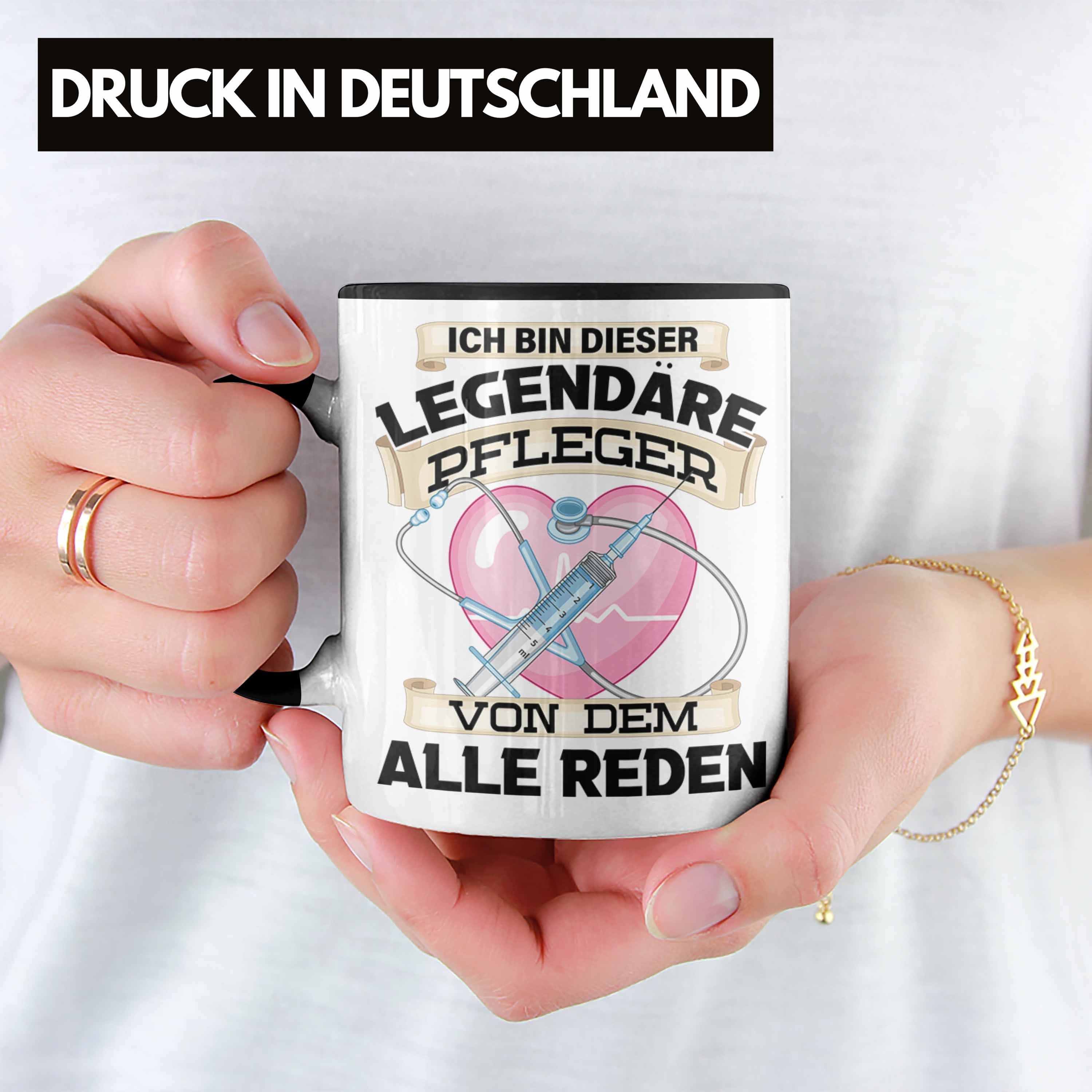 Trendation Tasse Pfleger Tasse Geschenk Altenpflege Pflegekraft Männer Geschenkidee Spr – Bild 2 von 5