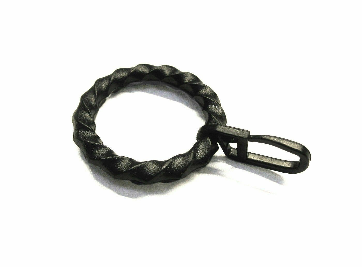 rewagi Gardinenring Gardinenringe mit Faltenhaken gedreht, für Schmiedeeise günstig online kaufen