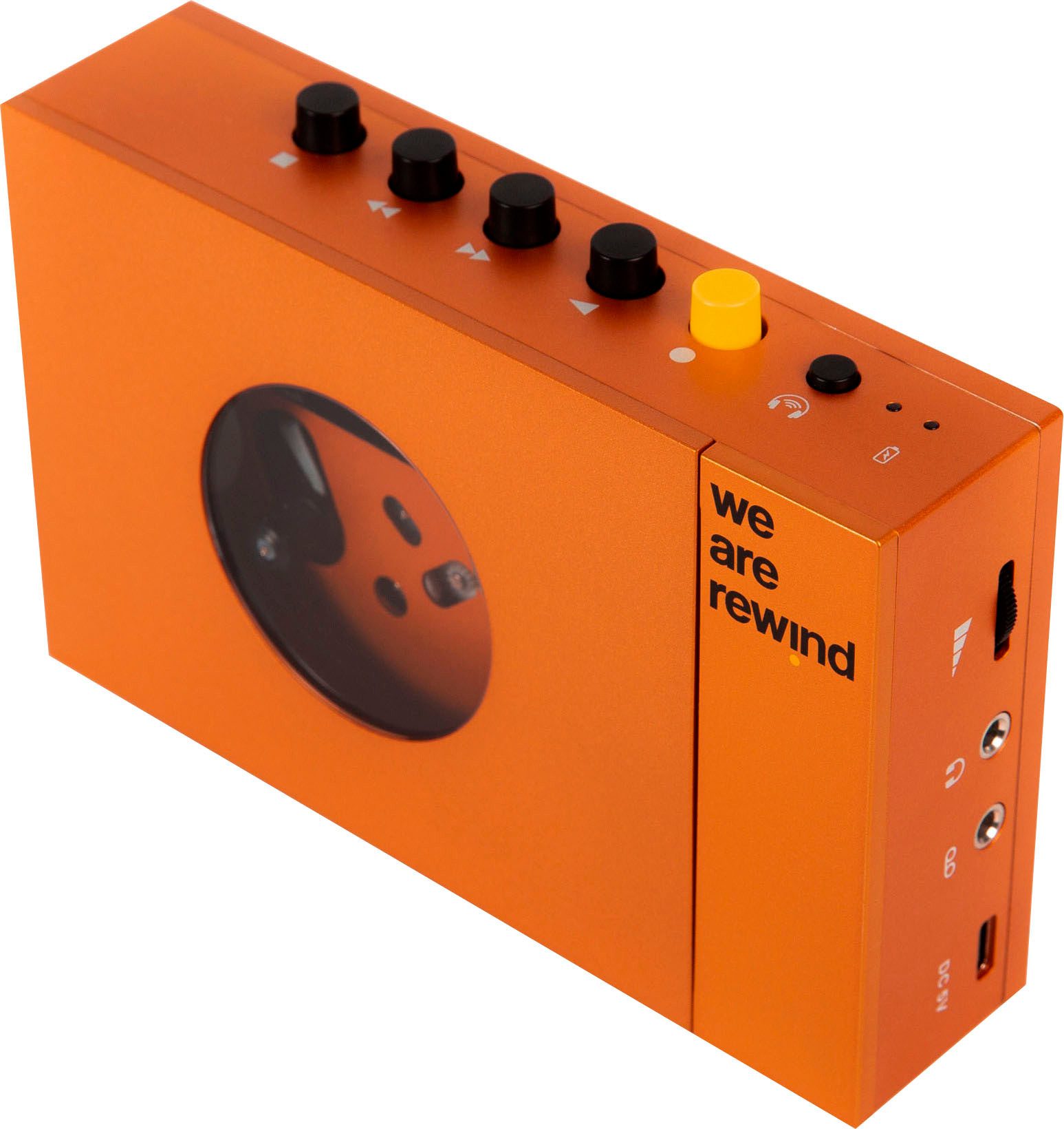 We Are Rewind Tragbarer Kassettenspieler mit Bluetooth Kassetten Player (Bluetooth)