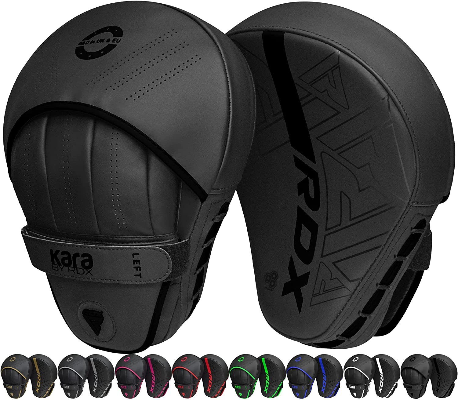 RDX Sports Pratze RDX Boxing Pads Fokus Punch Mitts Haken & Jab Kickboxing Training