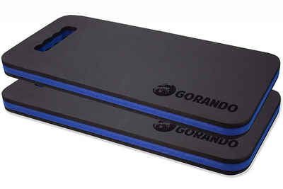 GORANDO Kniekissen »GORANDO® Premium Kniekissen blau 2er Set Kniebrett Knieunterlage«, (2-St)