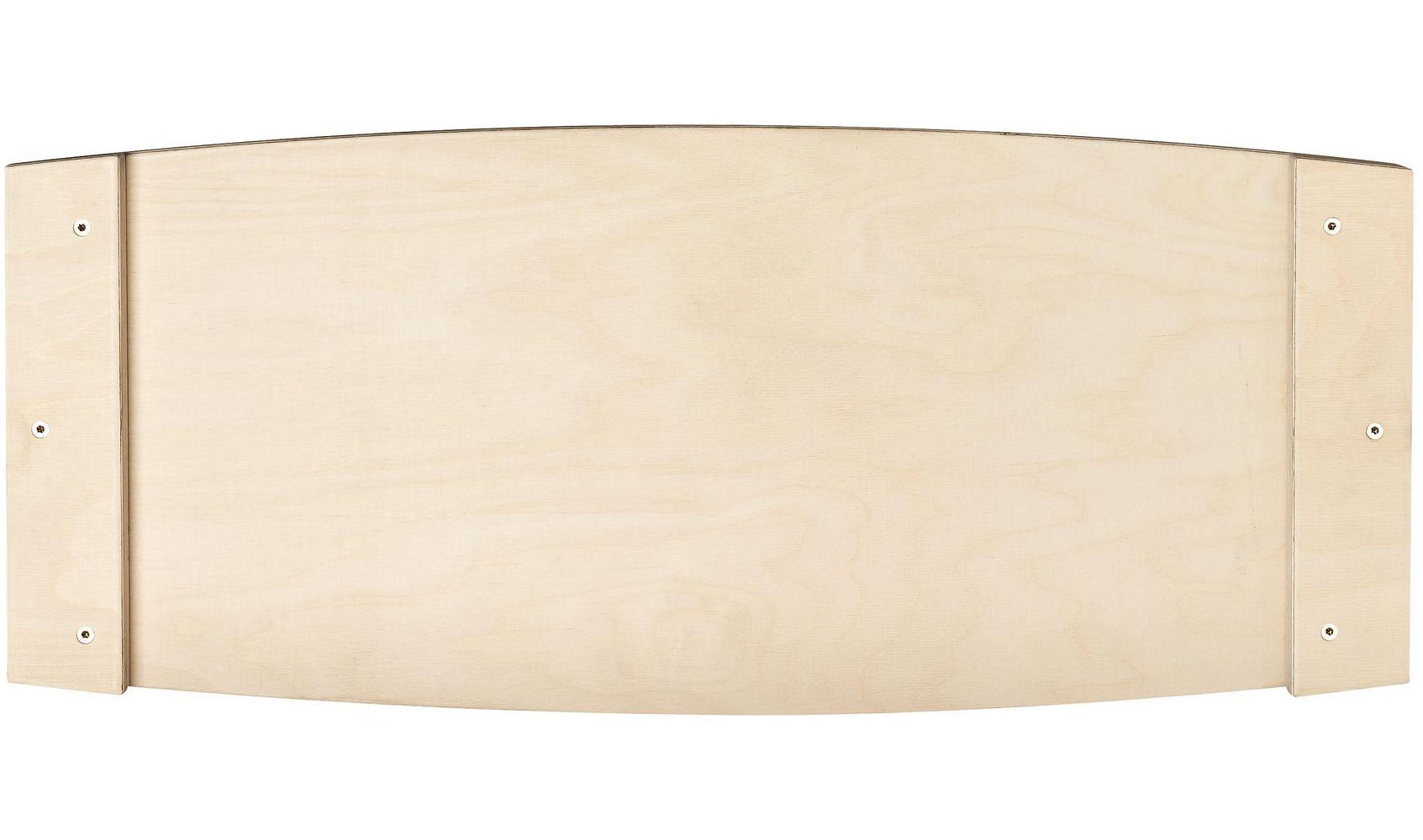 Kork-Deko.de Balanceboard aus (45x10cm) Korkrolle Birkenholz als Rutschschutz Korkpads & mit