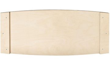 Kork-Deko.de Balanceboard aus Birkenholz mit Korkpads als Rutschschutz & Korkrolle (45x10cm)