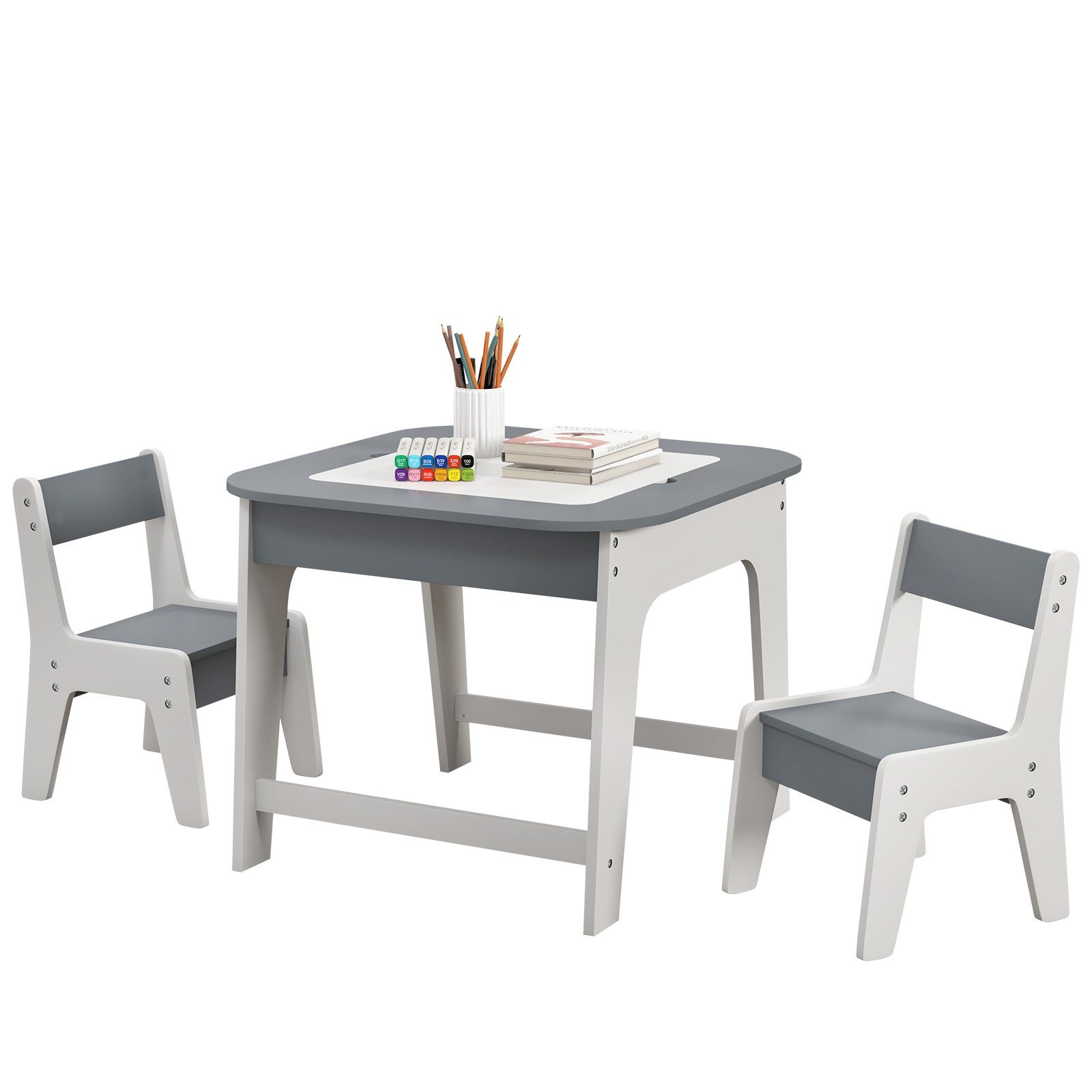 Kindersitzgruppe 3 TLG mit Tisch & 2 Stühlen