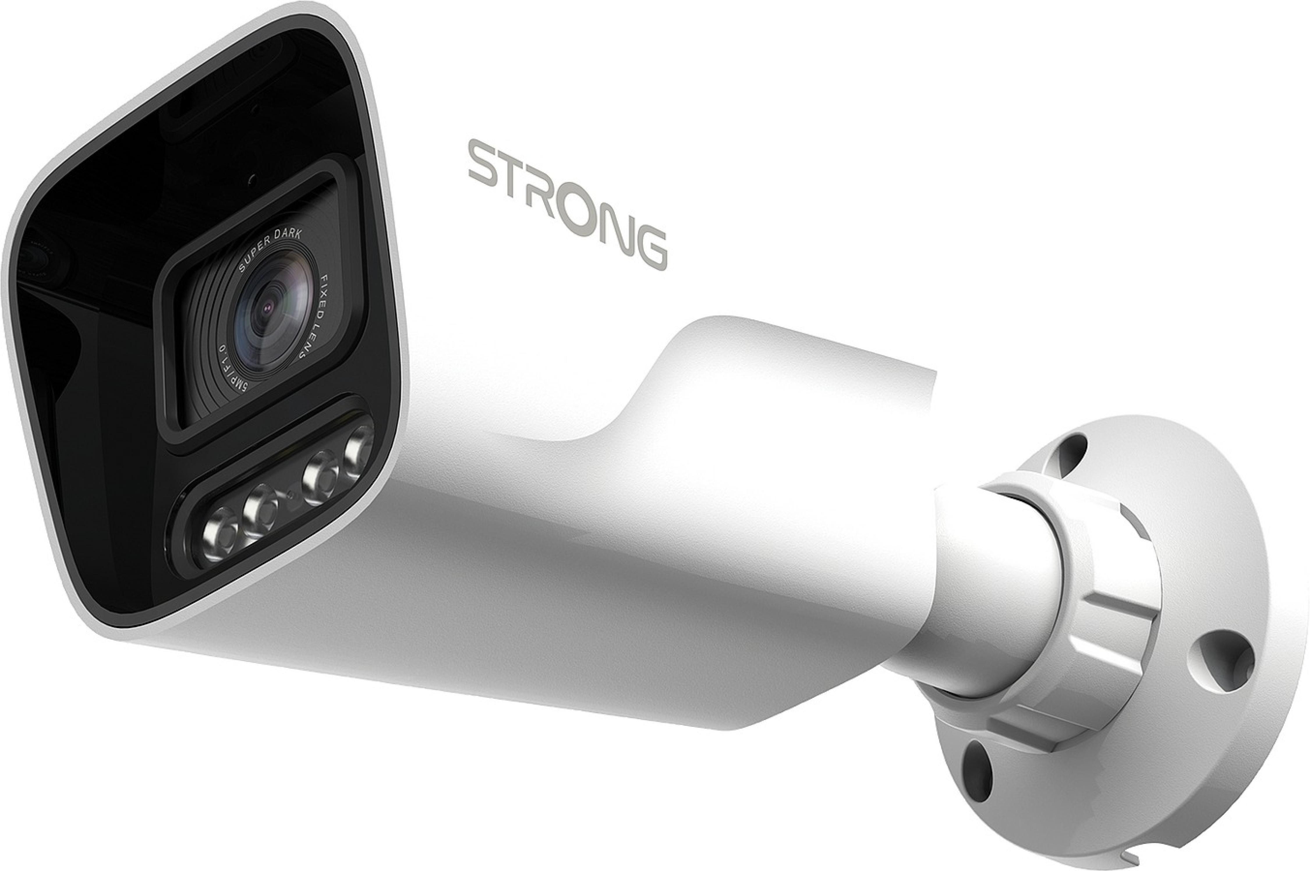Strong Überwachungskamera 5MP Dual-Light PoE (Außenbereich, Packung, 1x Außenkamera, 5MP Auflösung)