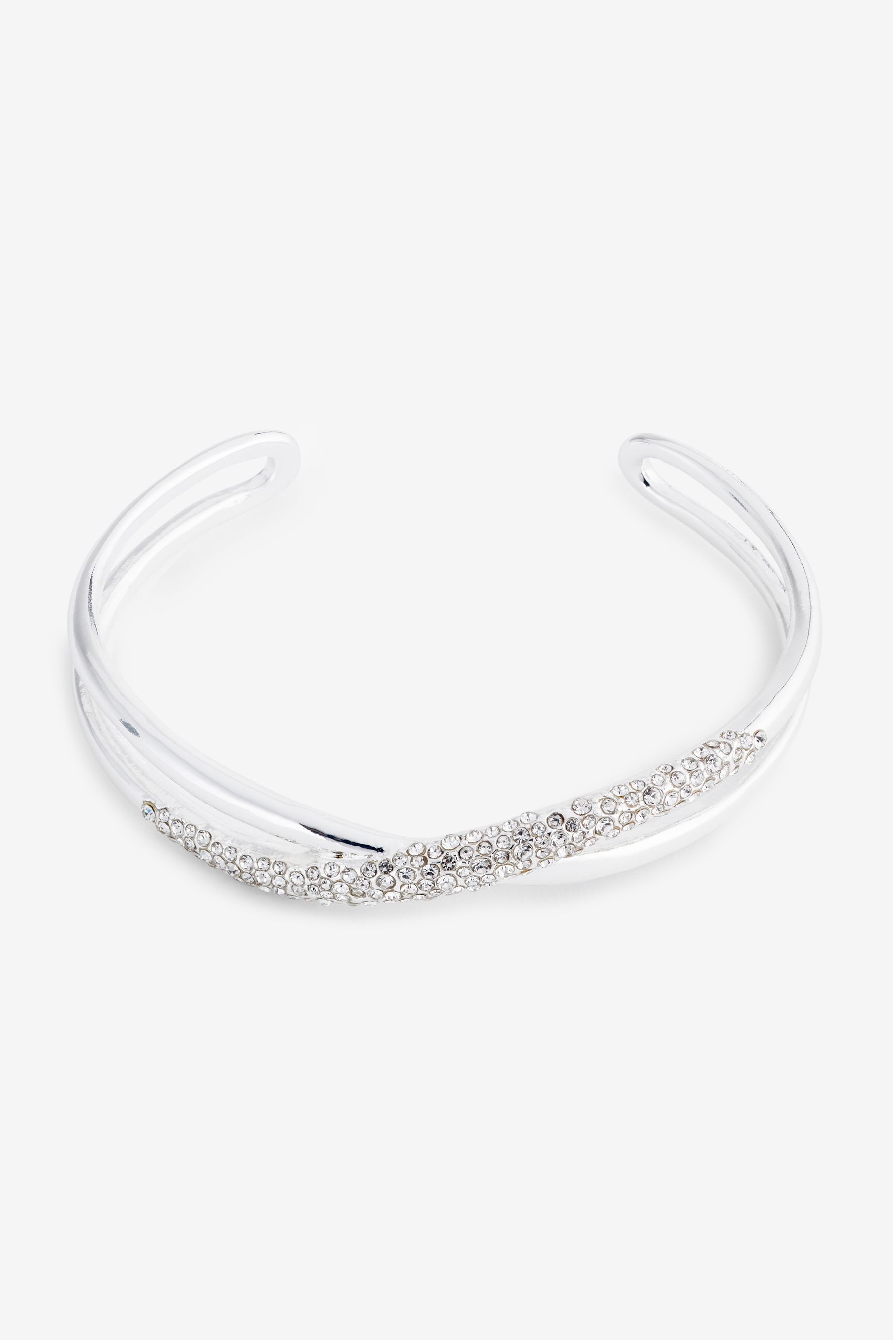 Next Armreif Gedrehter, funkelnder Armreif aus recyceltem Zink (1-tlg) günstig online kaufen