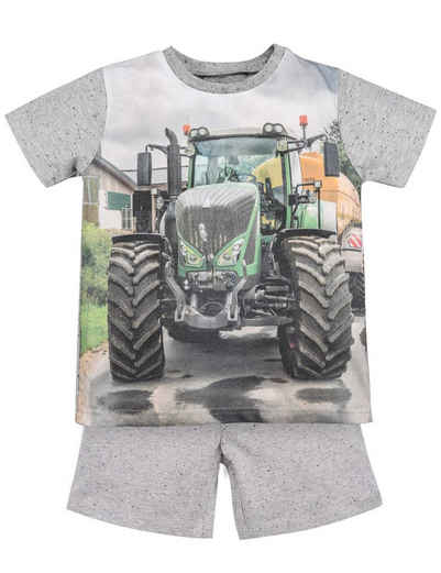 BONDI T-Shirt BONDI Jungen Shorty Sommerpyjama 'Traktor' 33188