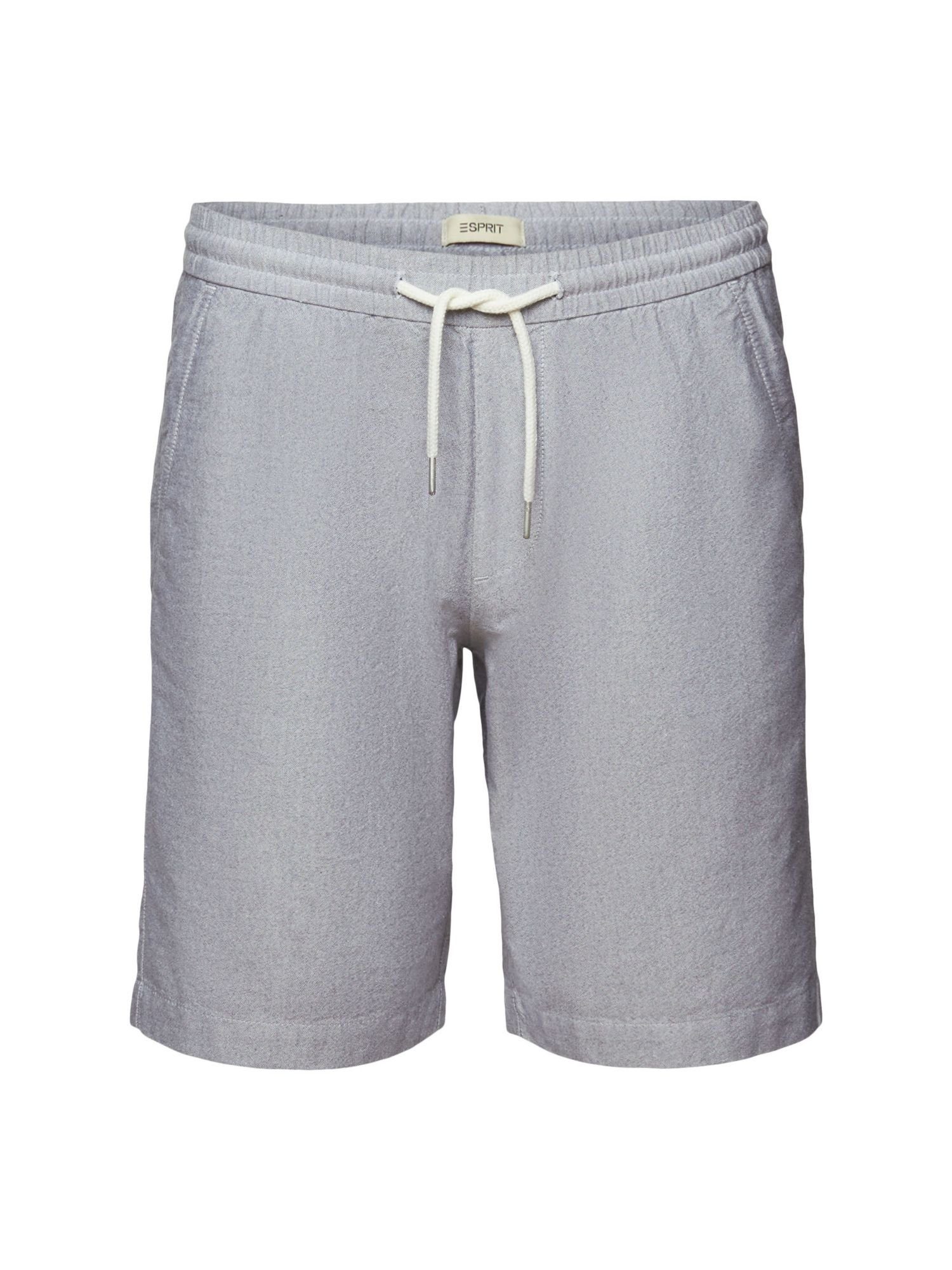 % NAVY Esprit 100 Pull-on-Shorts aus Twill, Baumwolle (1-tlg) Shorts