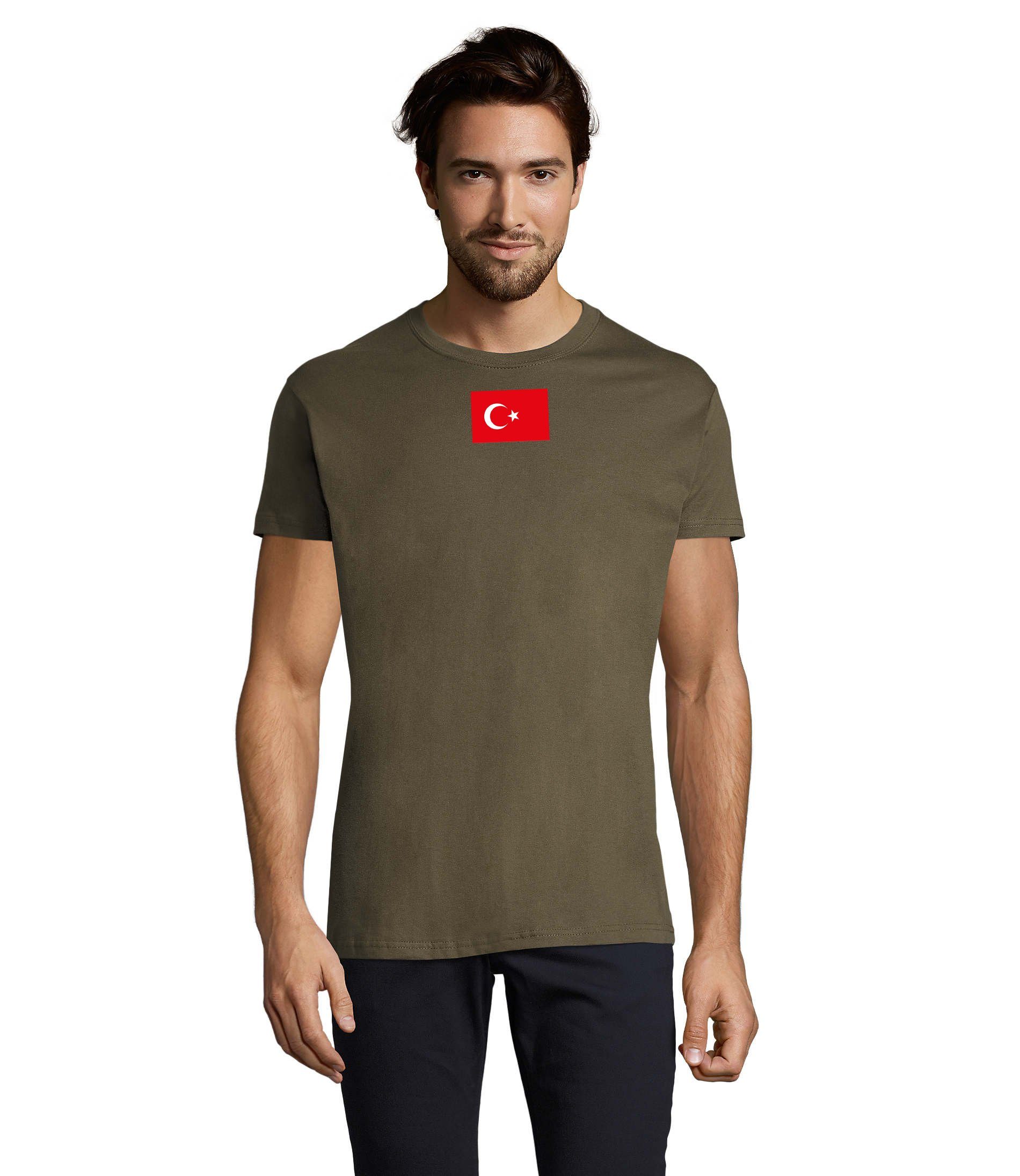 Blondie & Force Army Herren Türkei USA Air Ukraine Peace Armee Turkey T-Shirt Nato Brownie