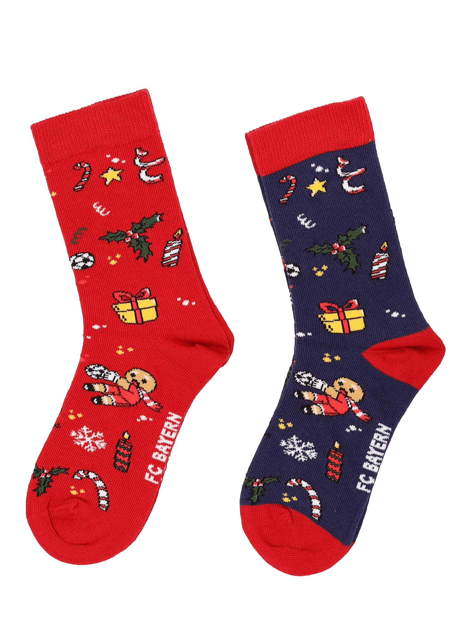 FC Bayern München Socken FC Bayern München, Socken 2er-Set Winter, Kinder, Rot