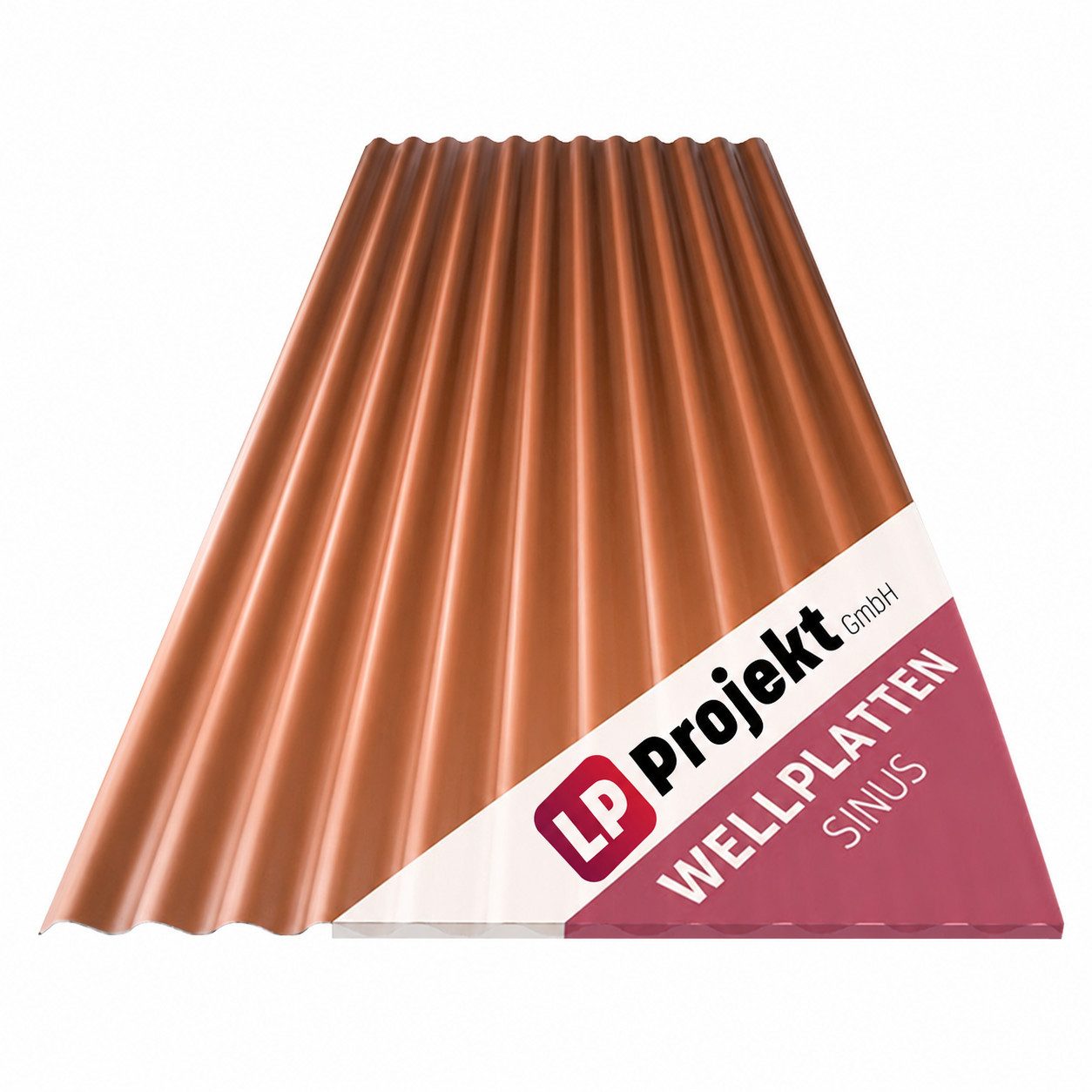 LP projekt Wellplatte Dach Kunststoff – Wetterfest & Langlebig für Überdachung, 1,2 mm, 1,05 m², (1-St., Einzelplatte oder 1er-/5er-/10er-Set), 90x117 cm Welldachplatten Transparent – Ideal für Carport & Garten