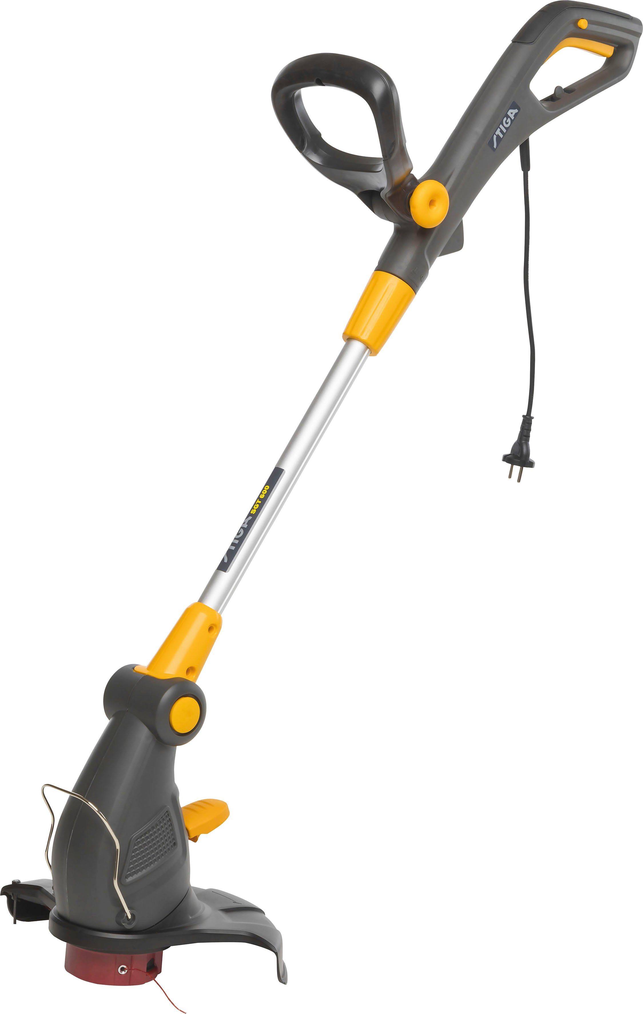 STIGA GARDEN Elektro-Rasentrimmer GT 106c, 30 cm Arbeitsbreite Faden, teleskopischer Schaft, Tap&Go Doppelfaden