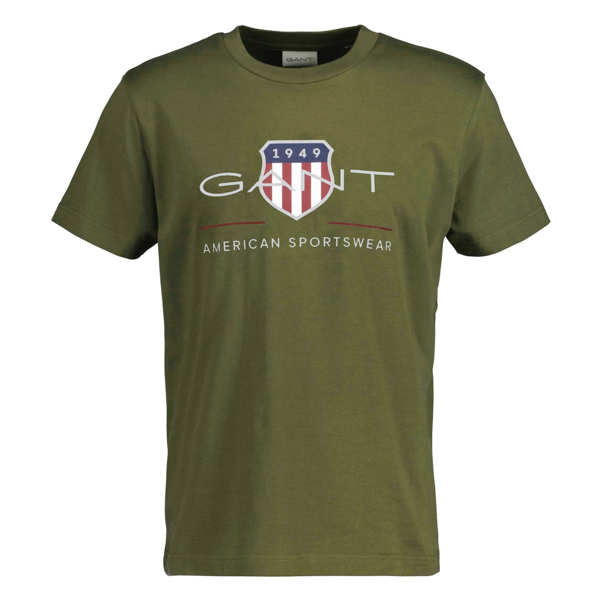 Gant T-Shirt Herren T-Shirt 1er Pack Baumwolle (Packung, 1er Pack) günstig online kaufen